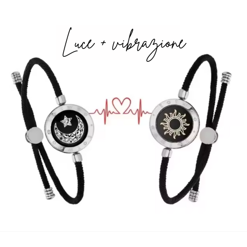 Long-distance bracelets Light + Vibration