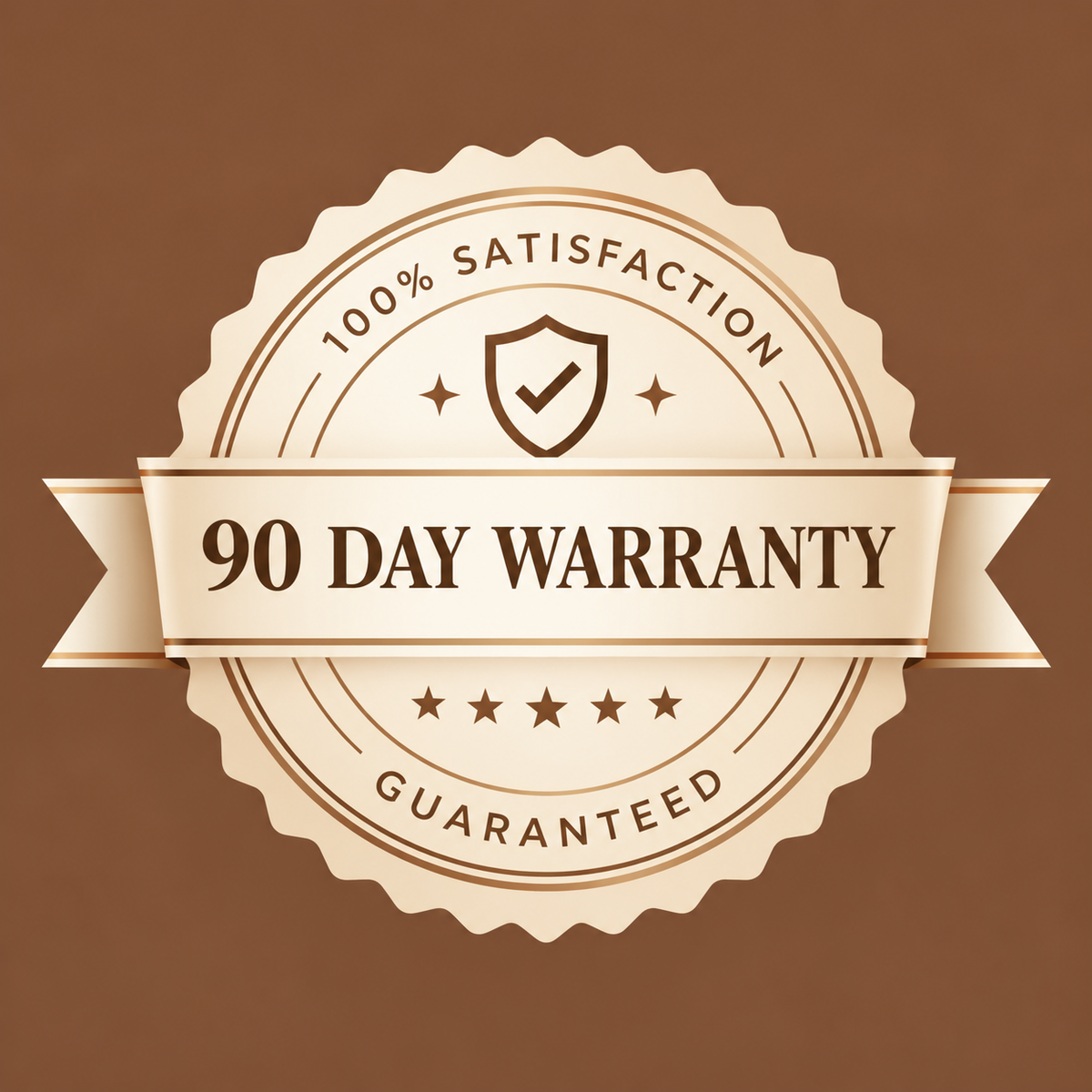 90 day warranty seal